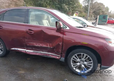 2013 Lexus Rx 450H z USA, uszkodzony, nr VIN JTJZB1BA2D2007987